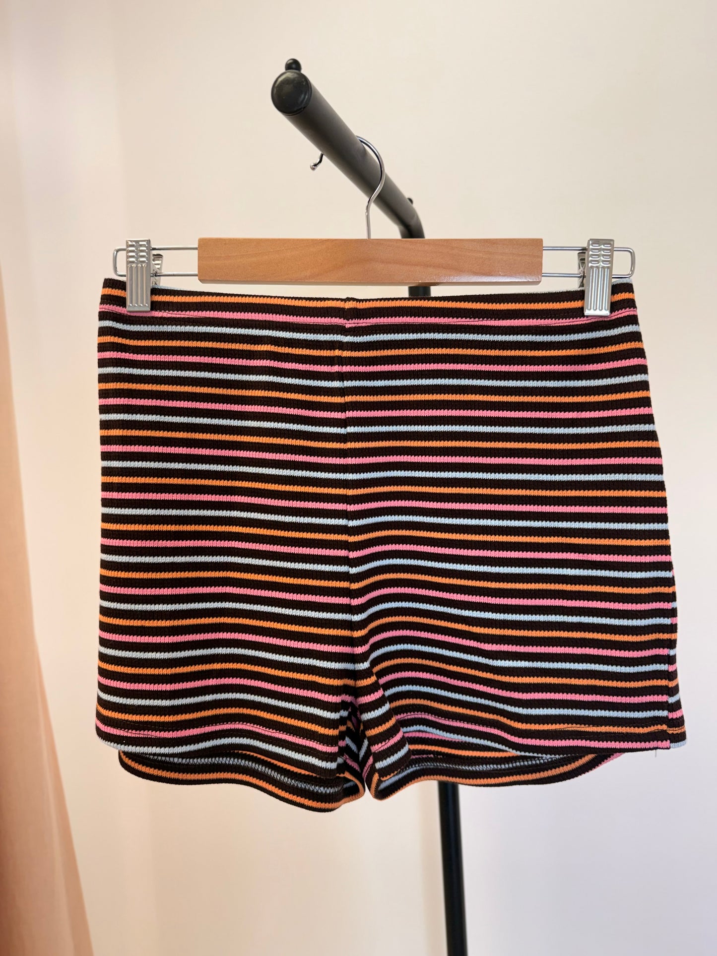 By Frankie/ Knit Short- Rainbow