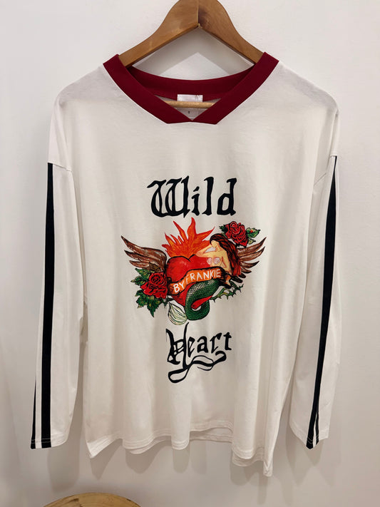 By Frankie/ Wild Heart Long Sleeve- White
