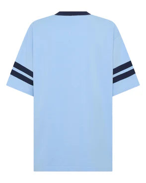 SSAINT- 22 MOTION TEE - POWDER BLUE & NAVY