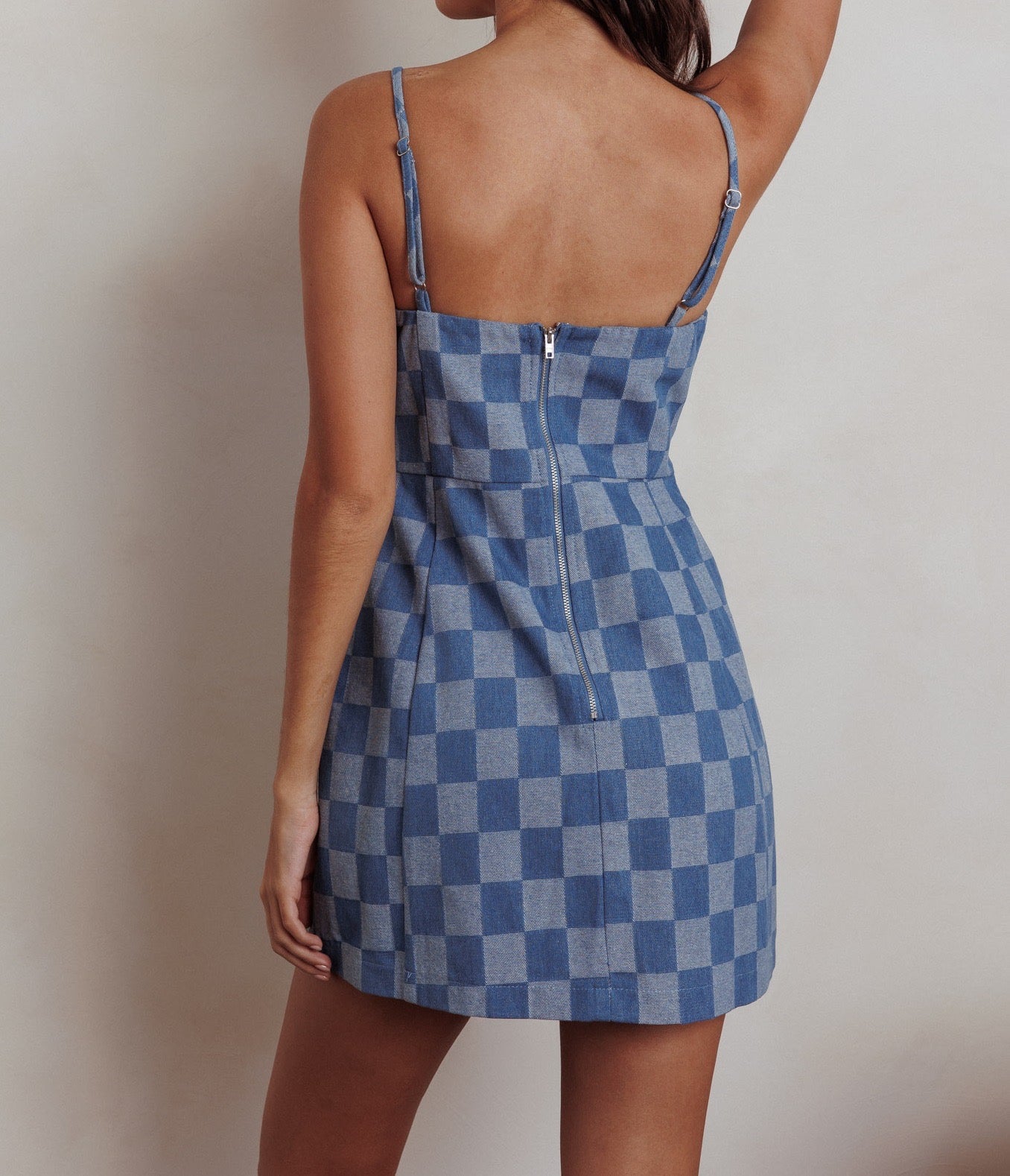 Aura Mini Denim Dress