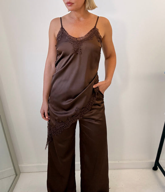 By Frankie / Luna Lace Set- Chocolate