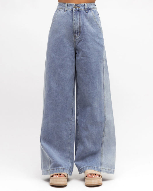 EVERYDAY TWO TONE DENIM PANTS