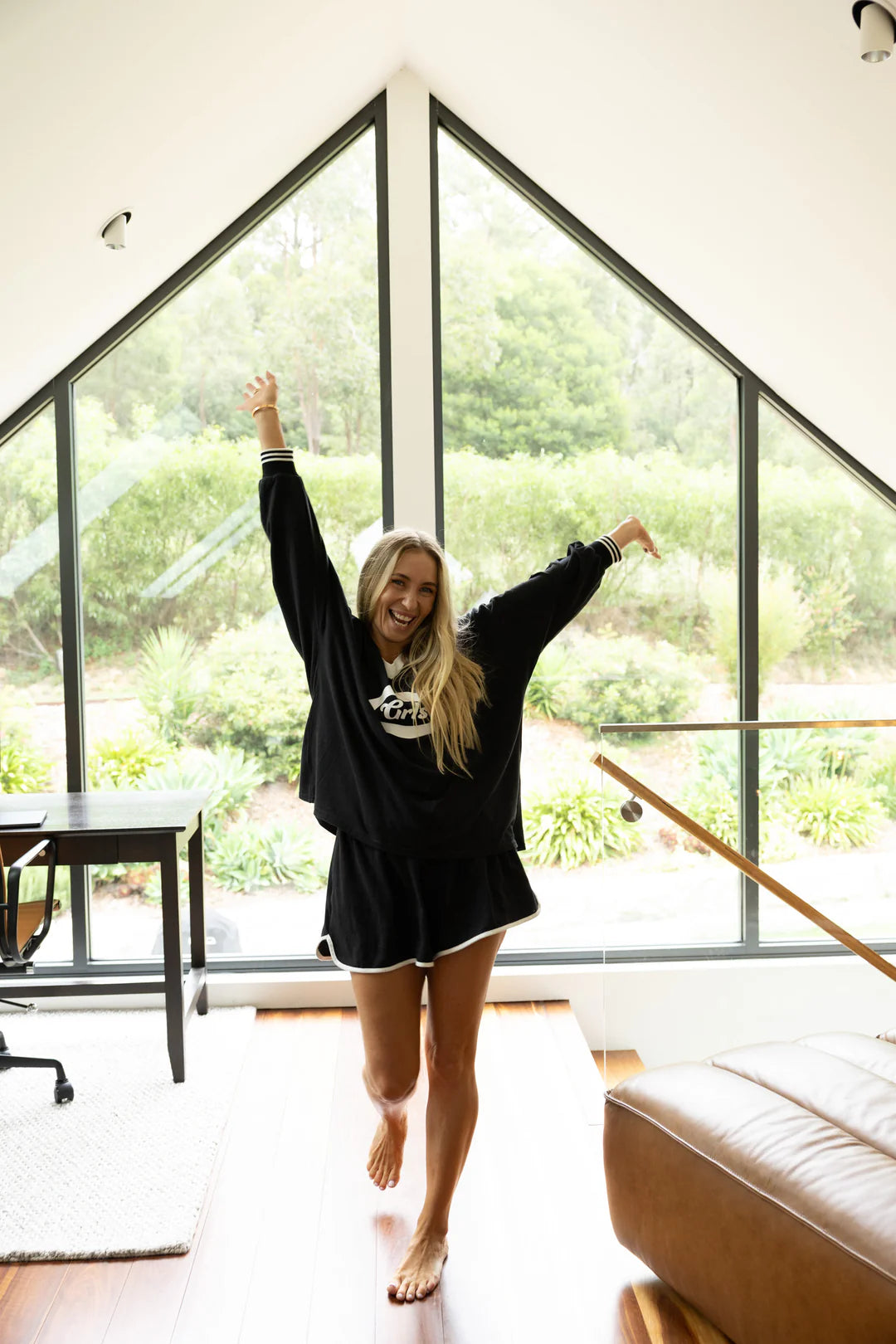 The GRLS Racer Shorts - Black