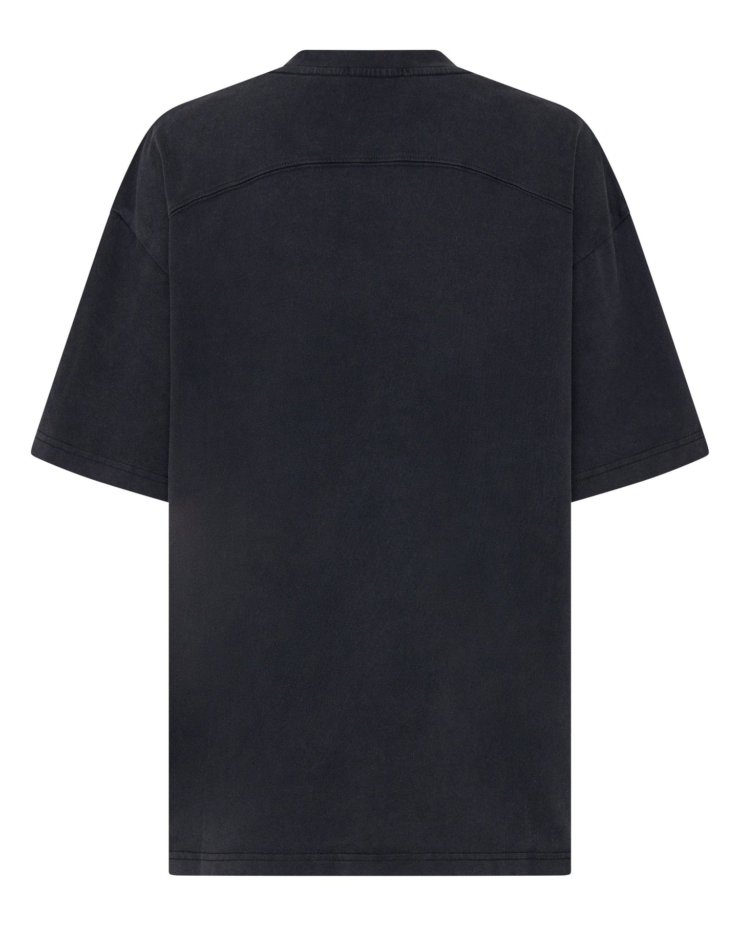 SSAINT-THE LEGACY TEE - WASHED BLACK // WHITE LOGO