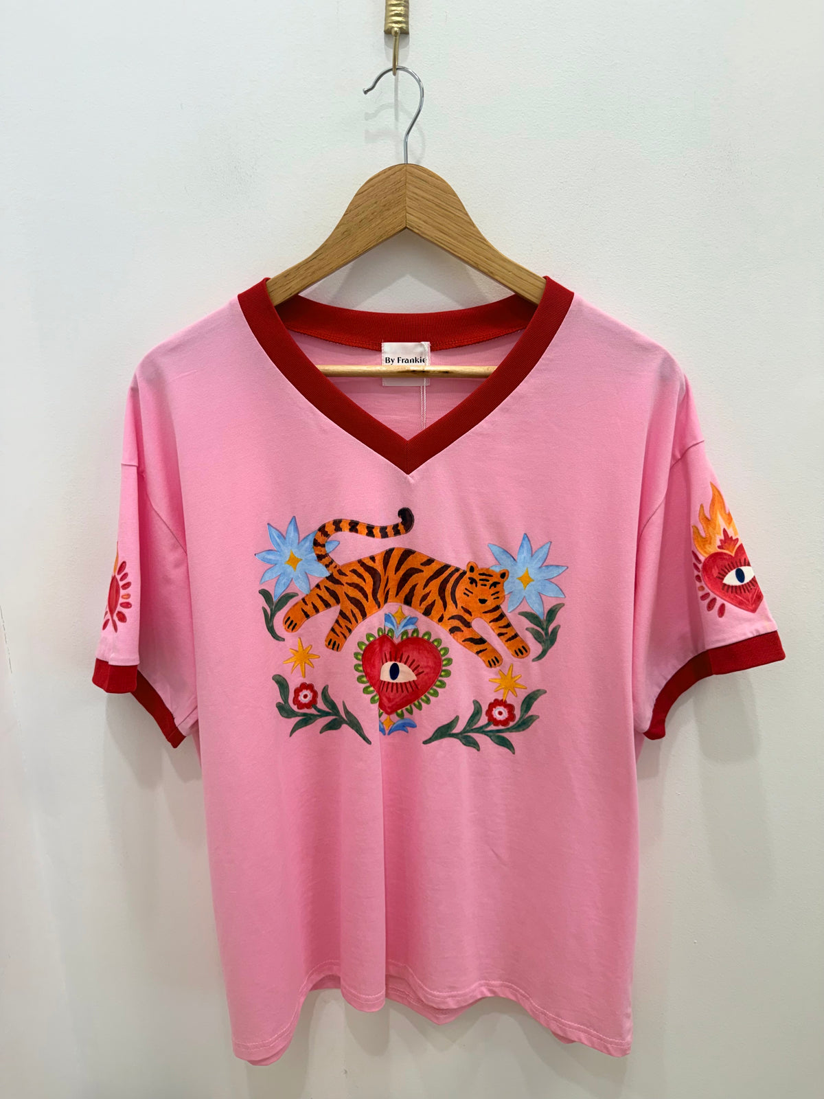 By Frankie/ Tiger Tee- Pink