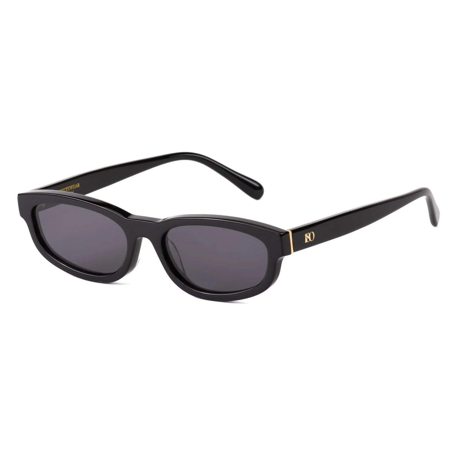 180 EYEWEAR 'GIA' FT. GLOSS BLACK W. BLACK LENS