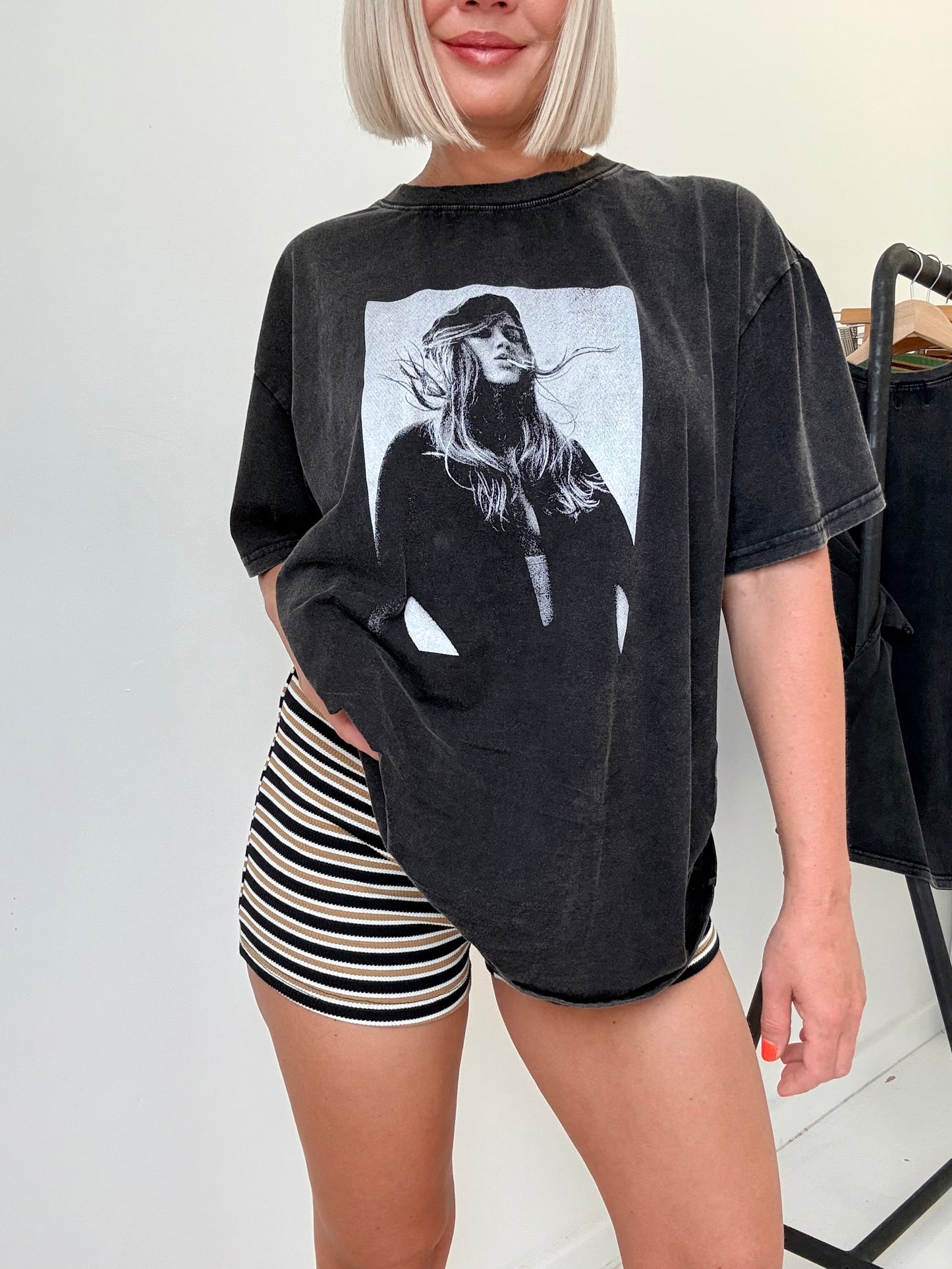 By Frankie/ Knit Short- Black/Mocha