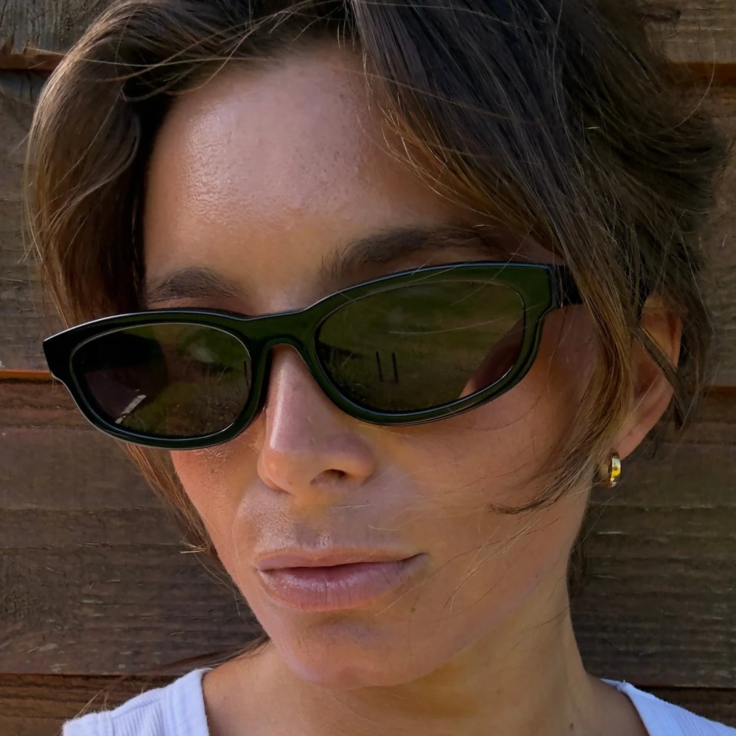180 EYEWEAR 'GIA' FT. GLOSS BLACK W. BLACK LENS