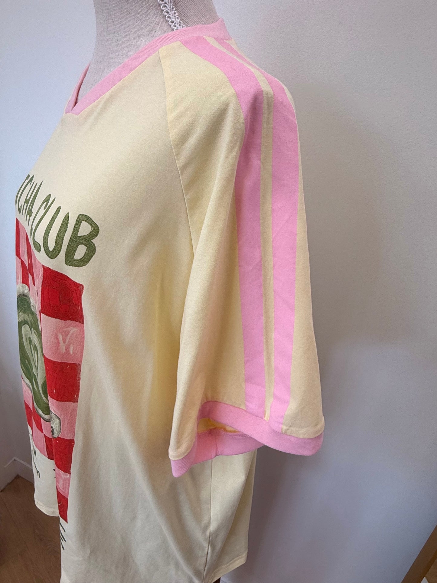 By Frankie/ Racer Tee- Matcha Club