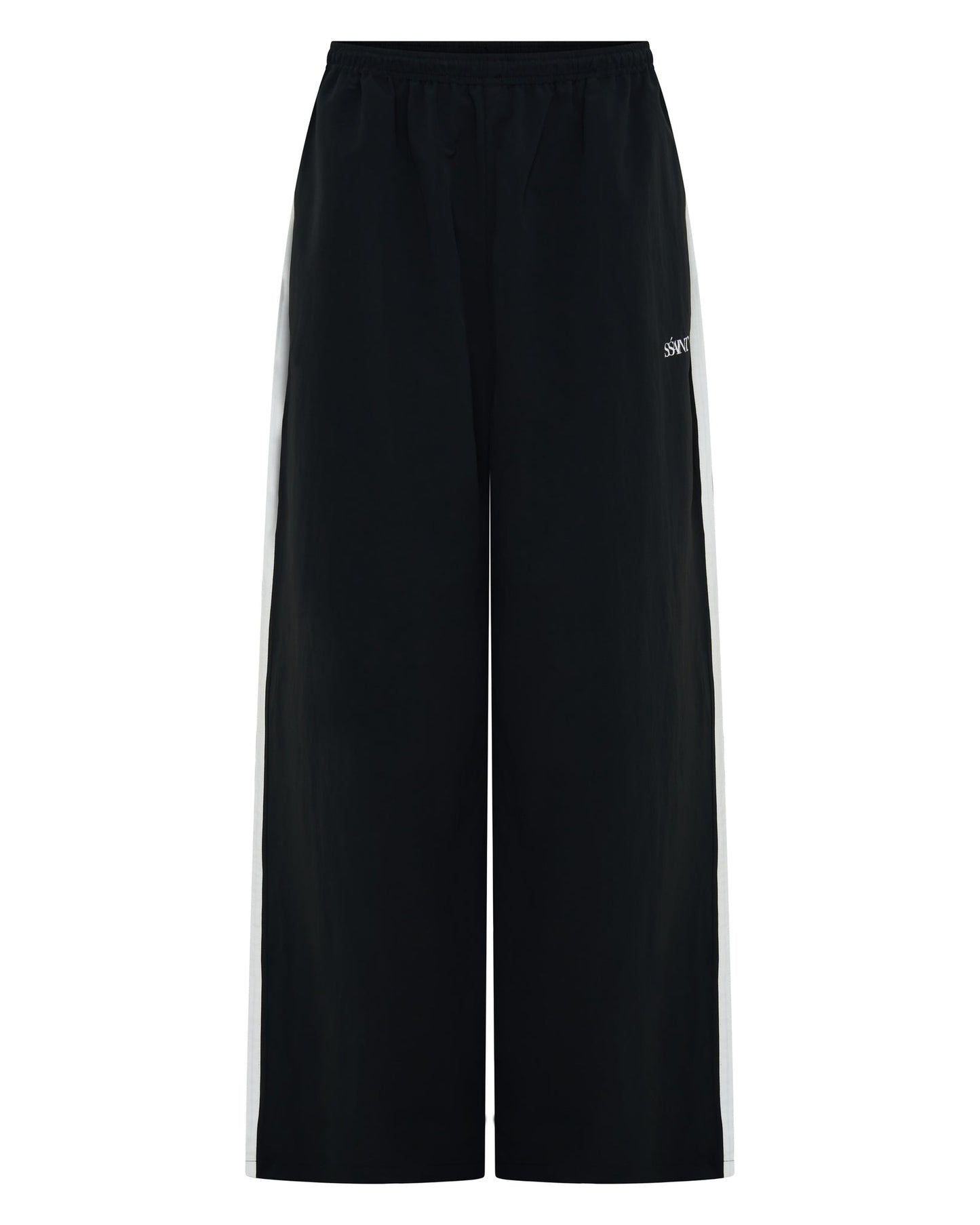 SSAINT- FIGHT NIGHT WINDBREAKER PANT - BLACK