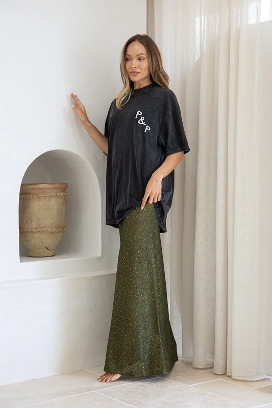 PEACH AND PARLA- ODESSA TEE