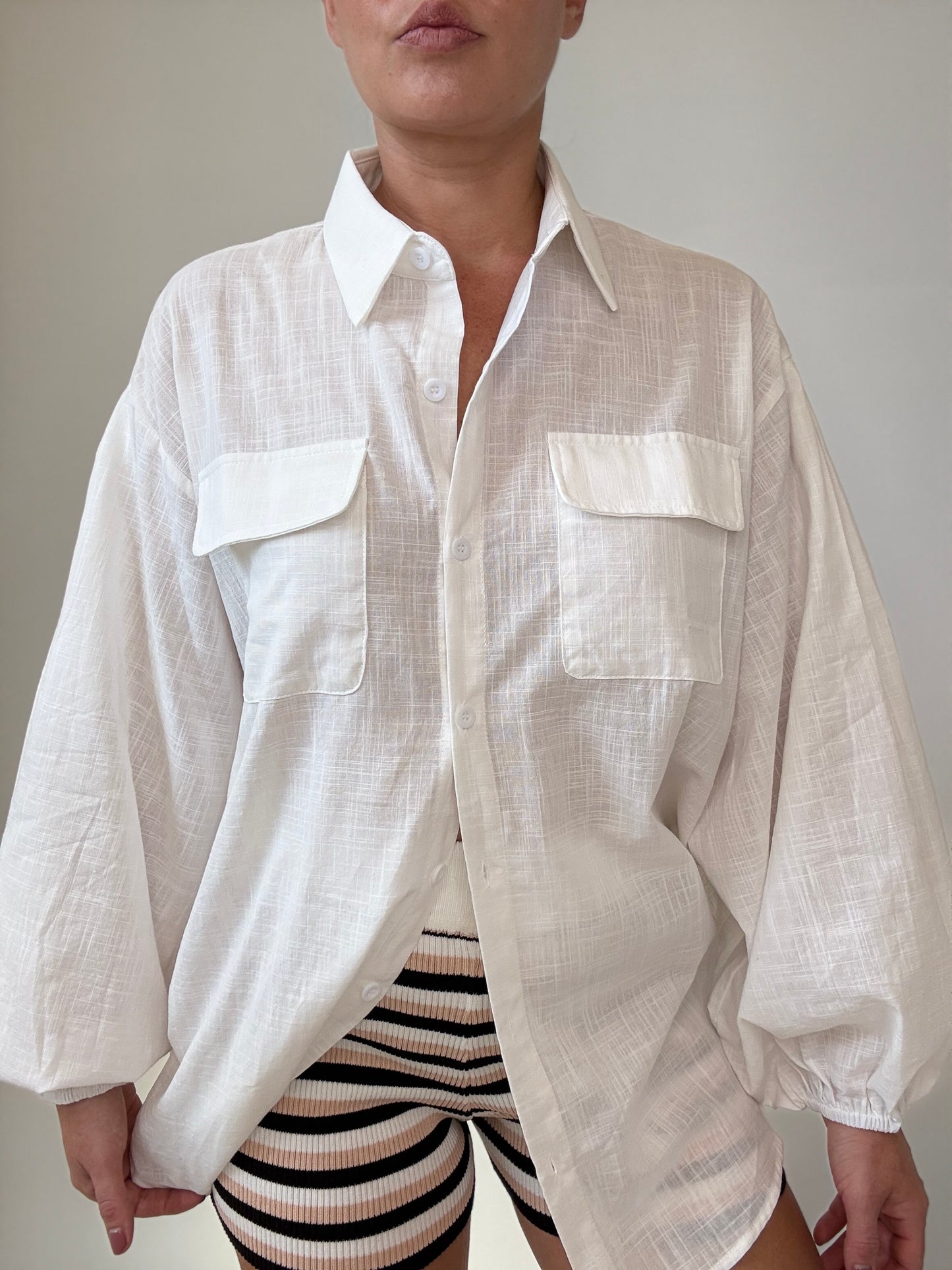 By Frankie / Boho Blouse- white