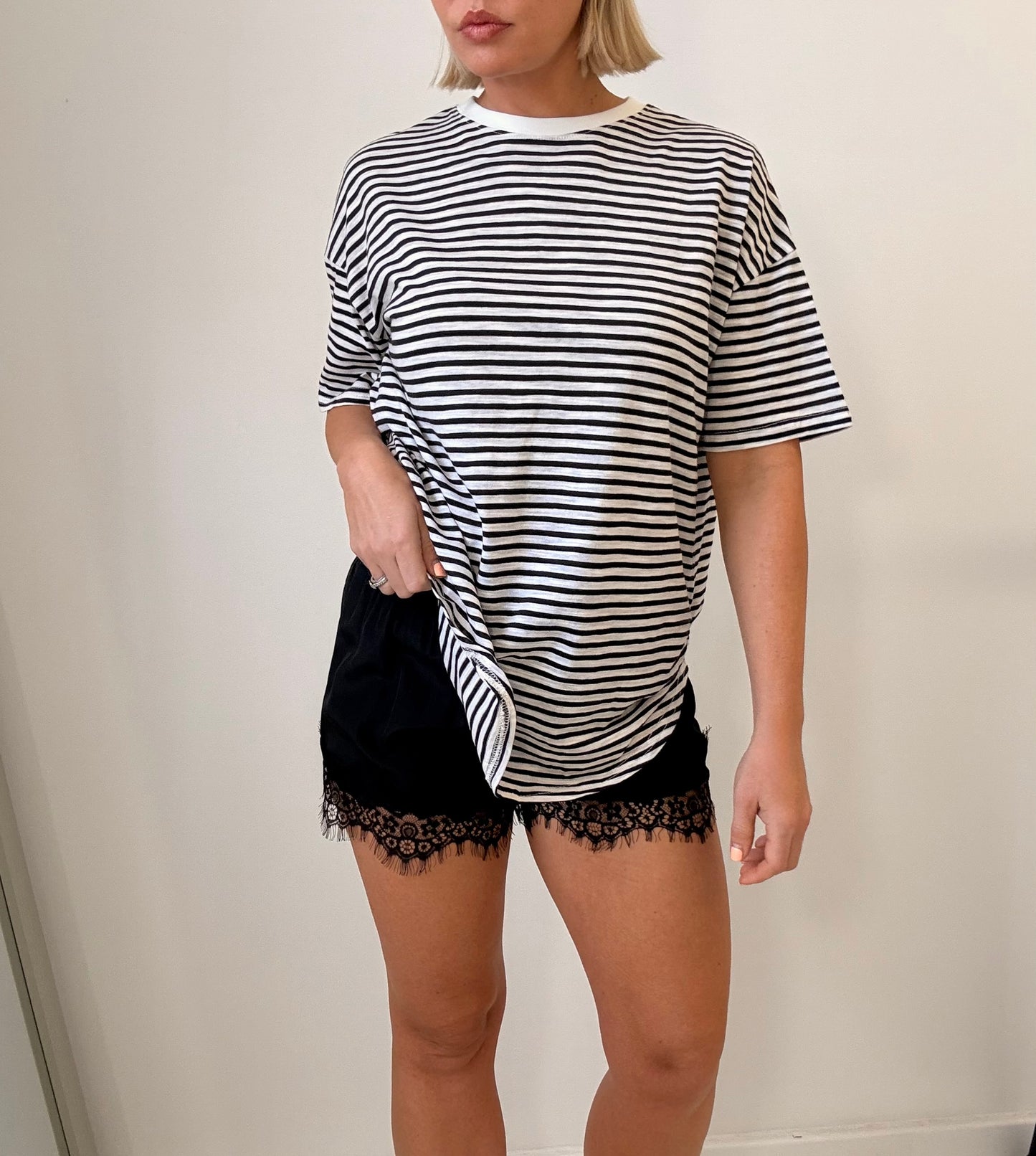 By Frankie / Ava Stripe Set- Black