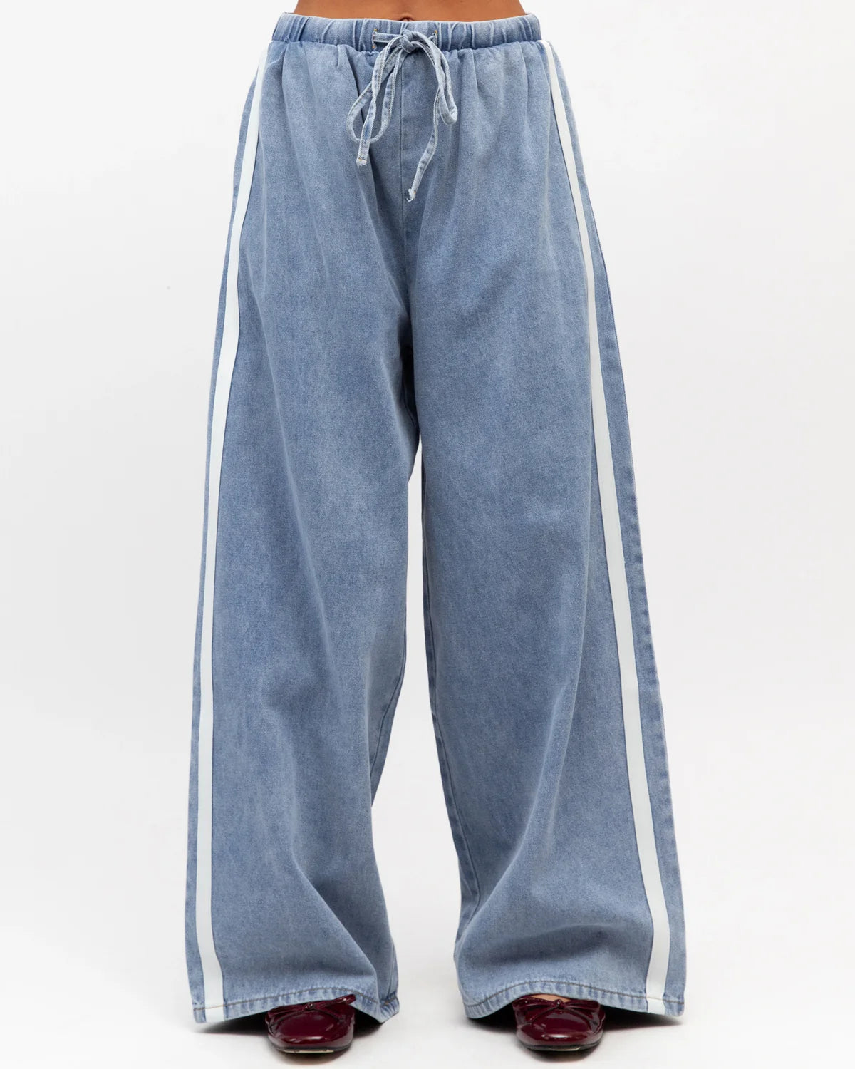 SORA TRACKIES DENIM PANTS