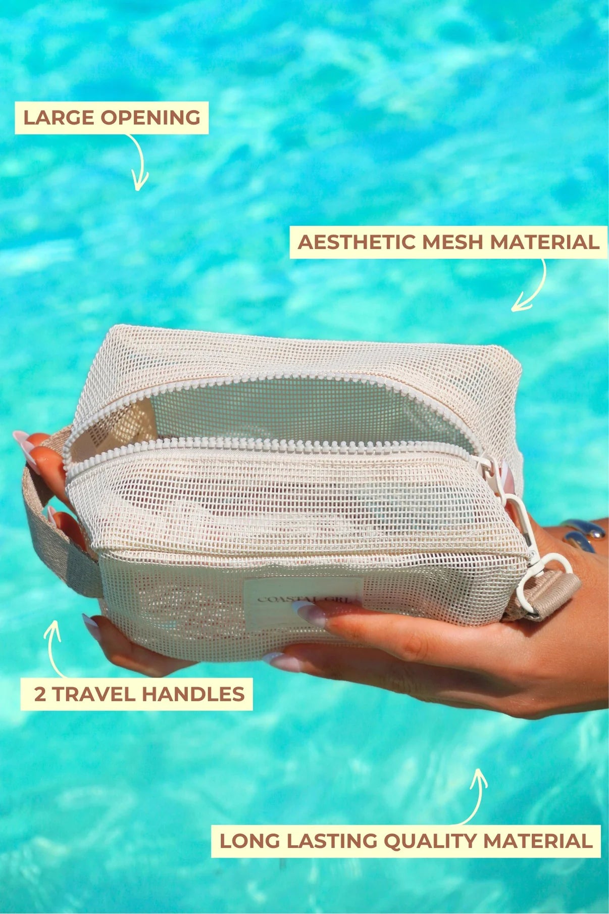 COASTAL GRL- Beach Accessory Bag