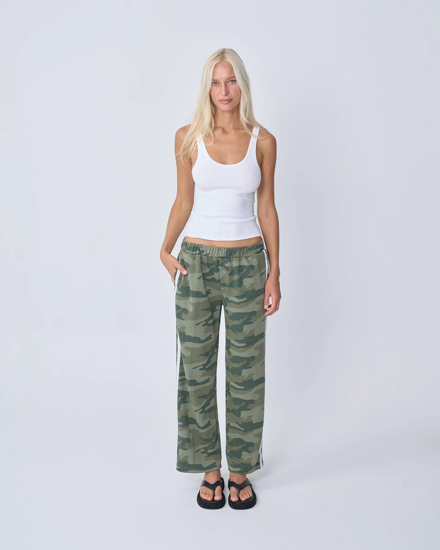 NEAR THE SEA- CAMO TRACK PANT