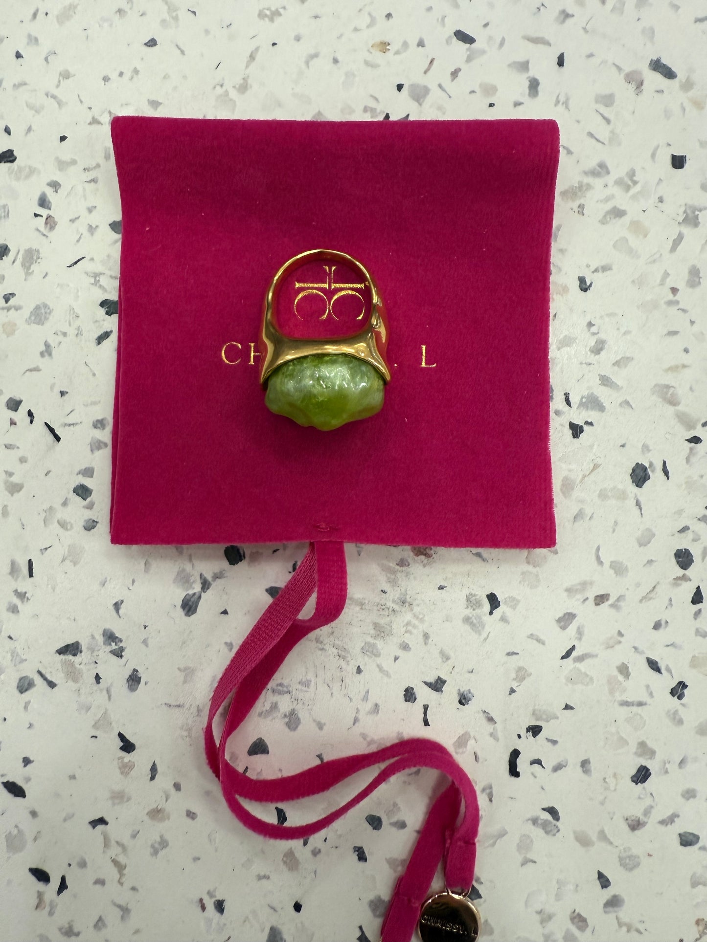 Ocean Wisdom Ring-olive