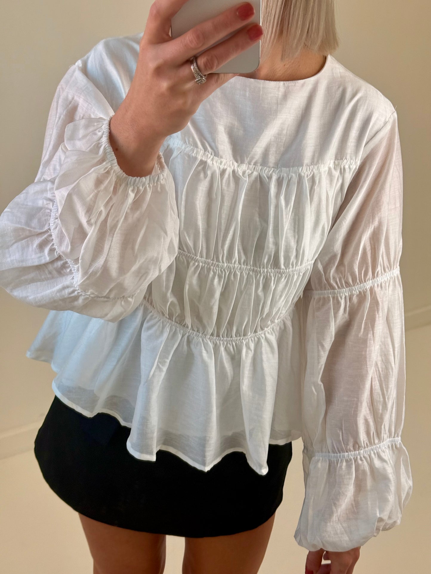Mia Gathered Blouse
