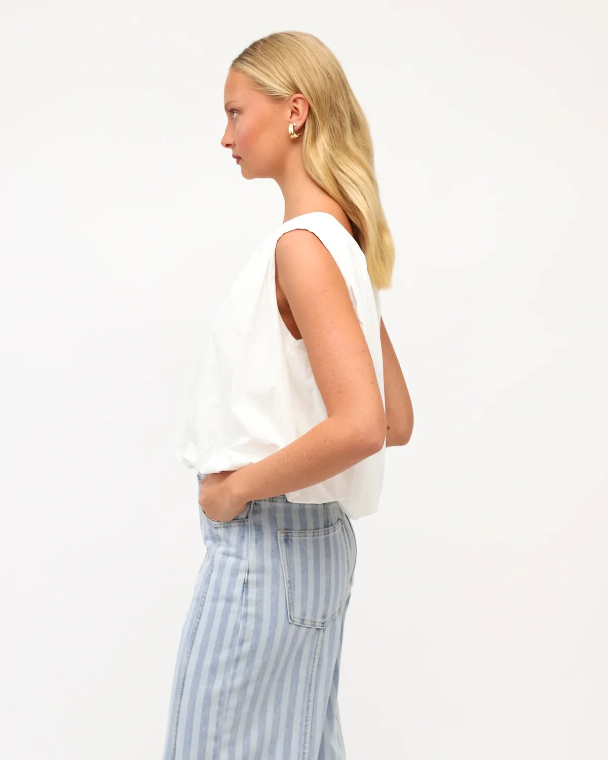 Sally Blouse- White