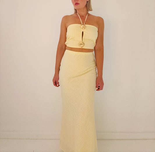 Soleil Skirt Set - Butter