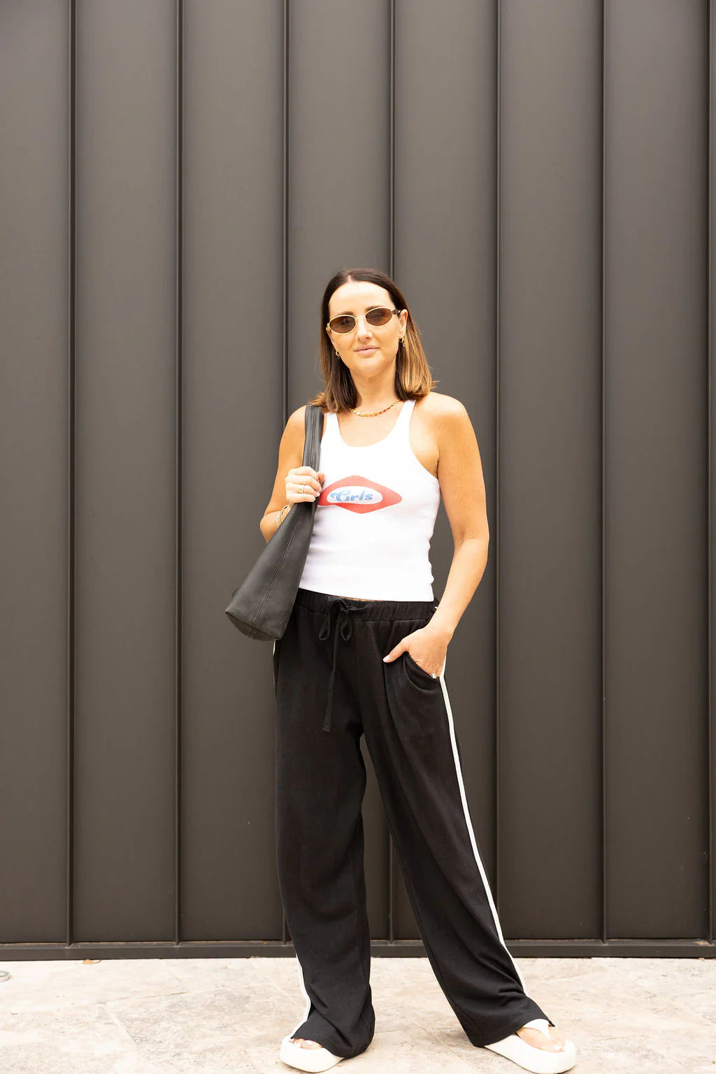 The GRLS Racer Pants - Black