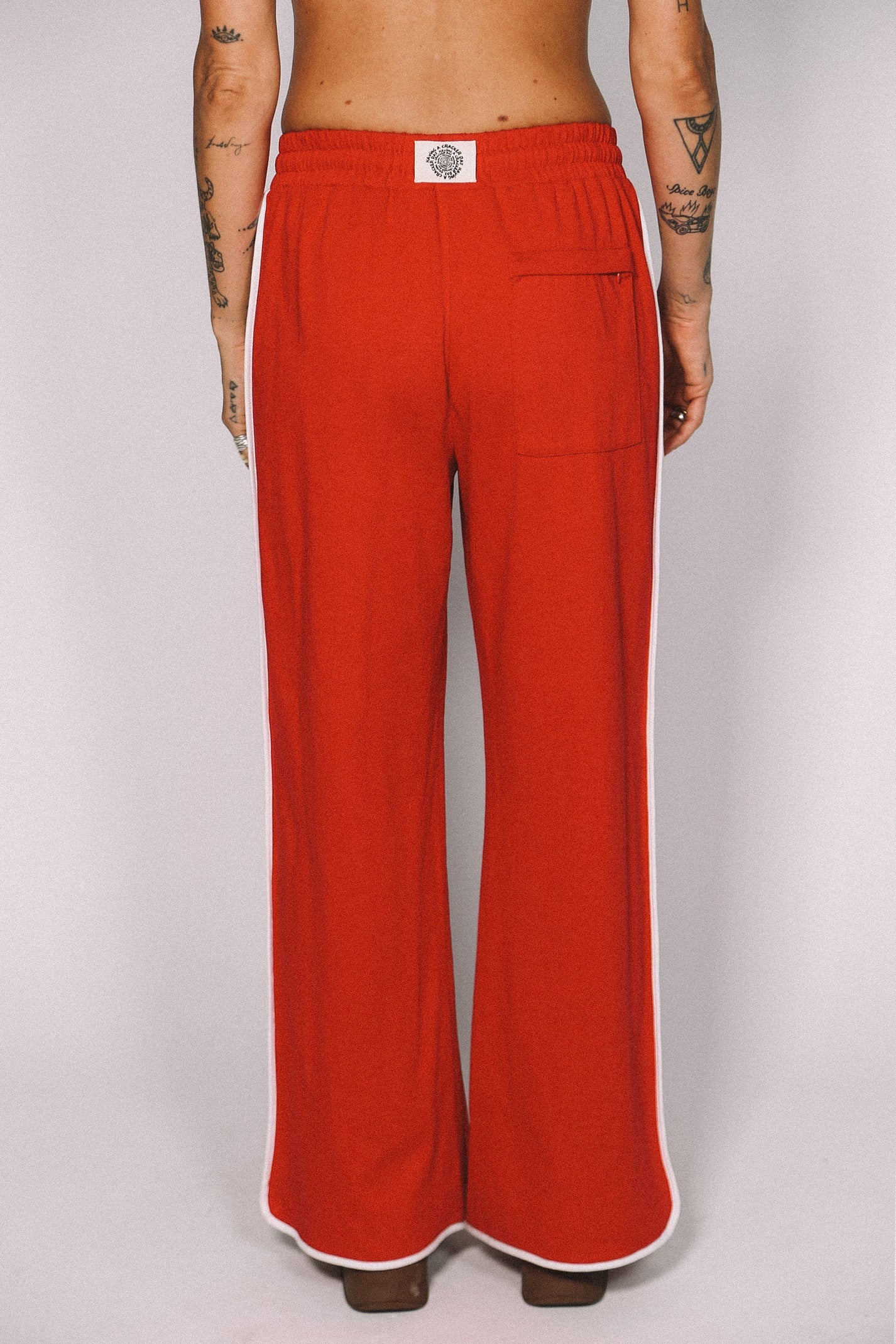 Cracker Day Club- LAZY DAY RETRO PANTS - RED