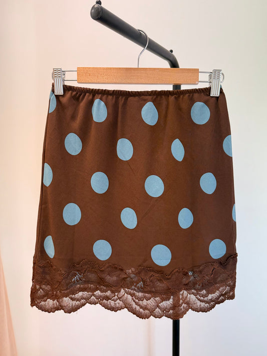 By Frankie/ Polka Dot Lace Skirt