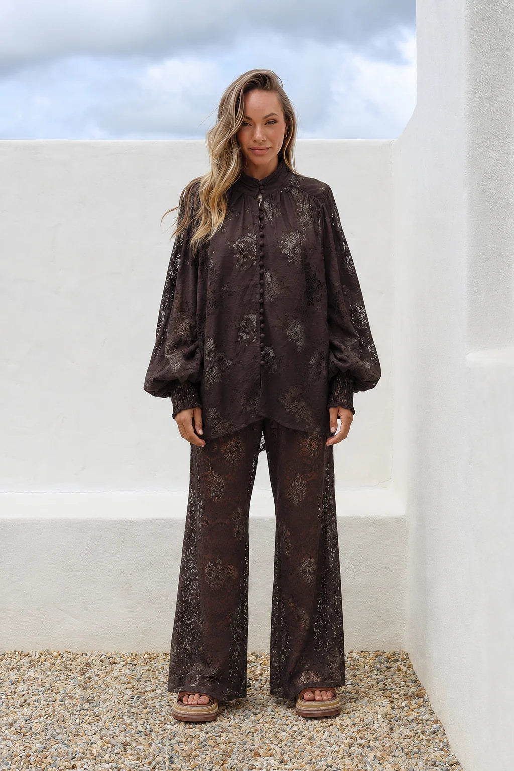 Saint Dreams Shirt- Chocolate