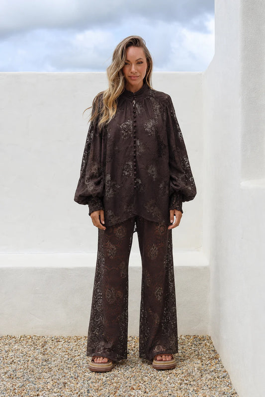 Saint Dreams Shirt- Chocolate