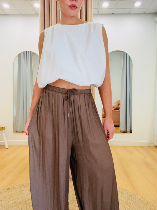 Luca Balloon Pant- Mocha