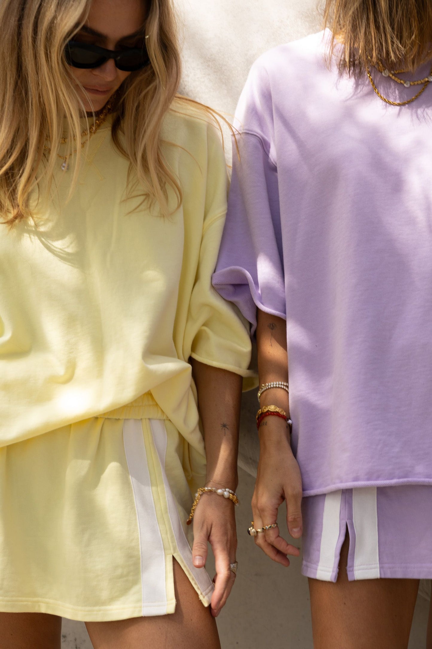 Luna Lane/ The Maya Mini Skirt-Lemon