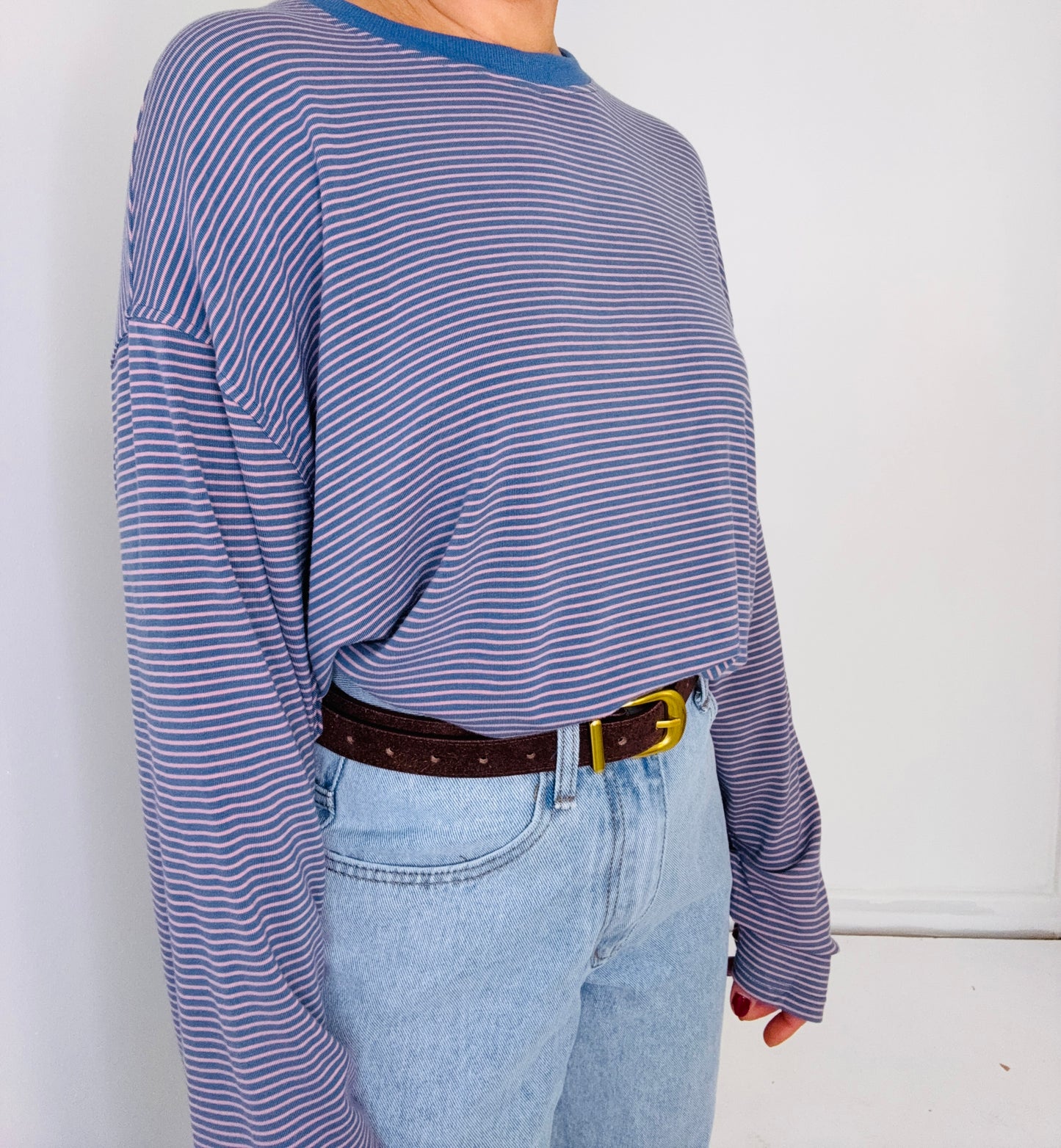 Bonnie stripe- Violet/pink