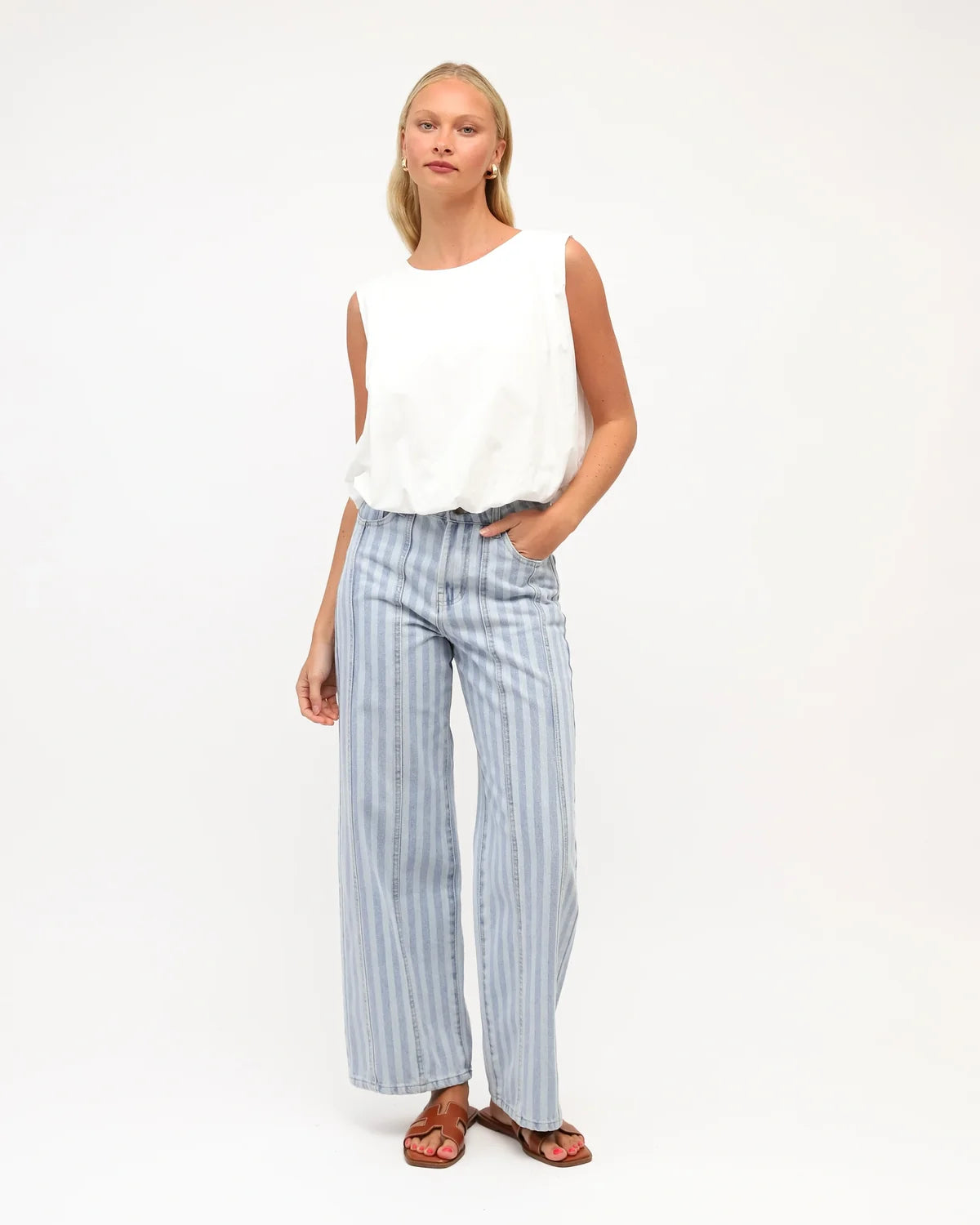 Sally Blouse- White
