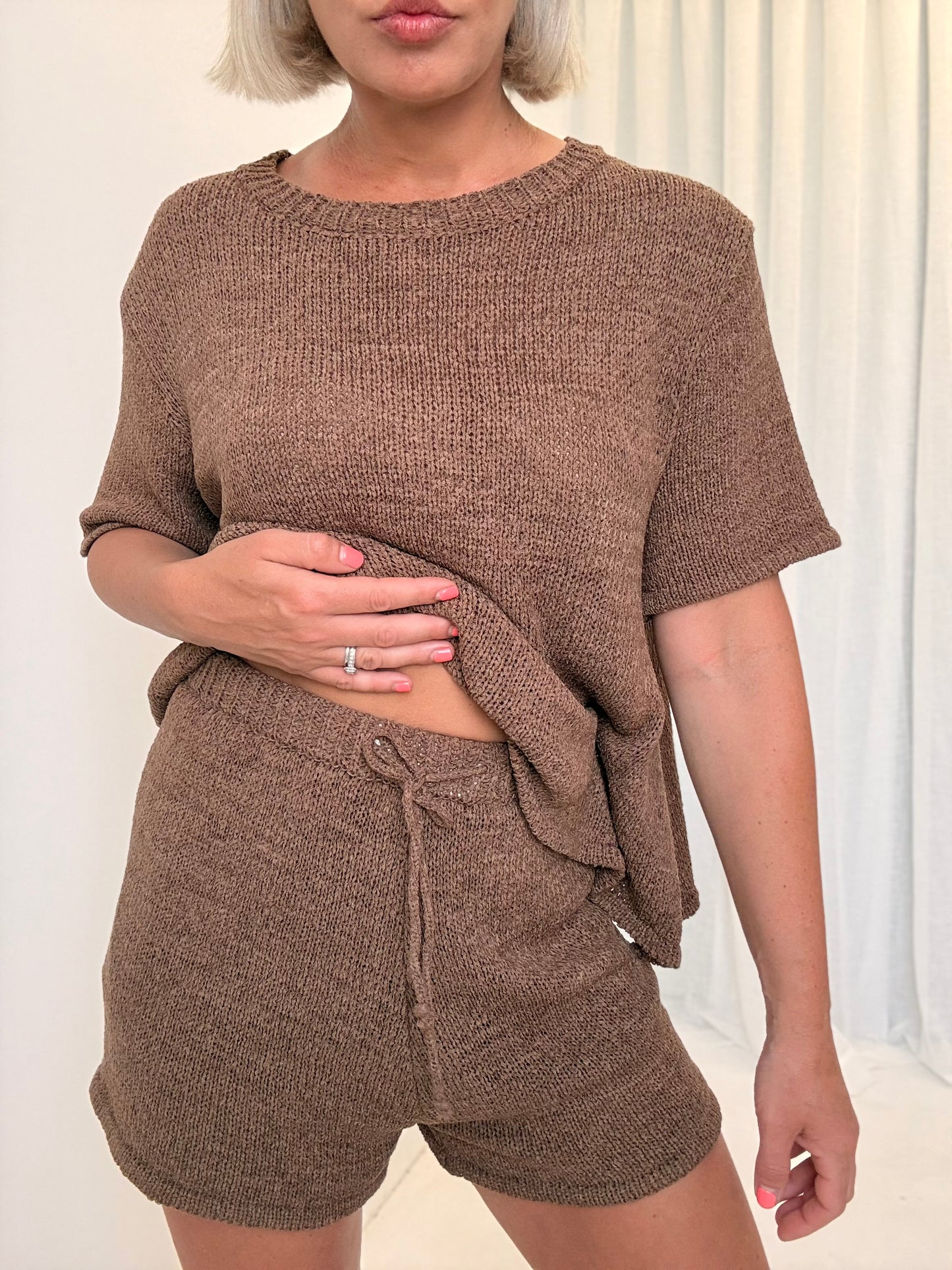 By Frankie / Knit Set- Chocolate