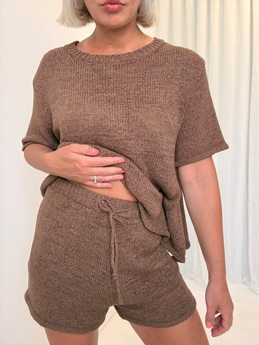 By Frankie / Knit Set- Chocolate