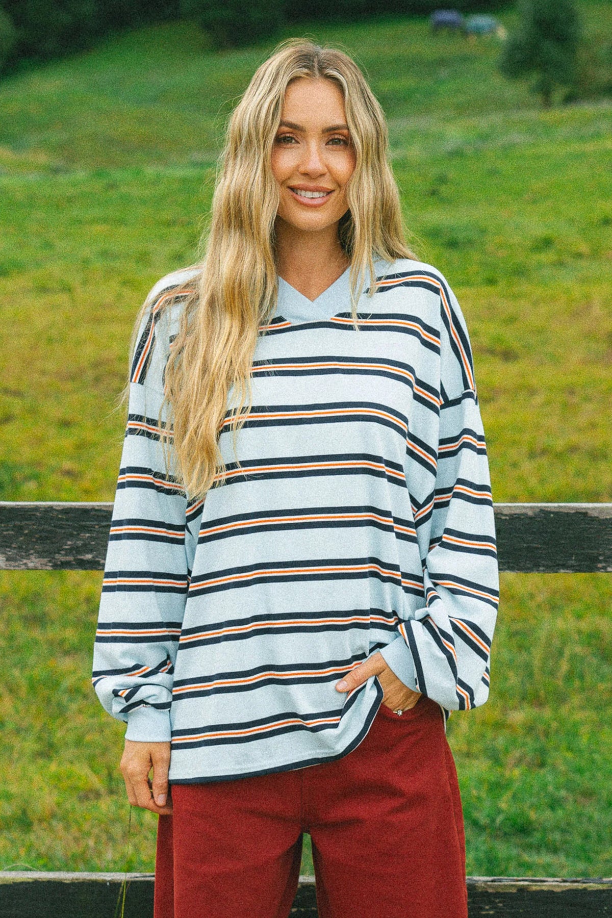 CRACKER DAY CLUB- NAUTICAL LONG SLEEVE TEE - CAPTAINS