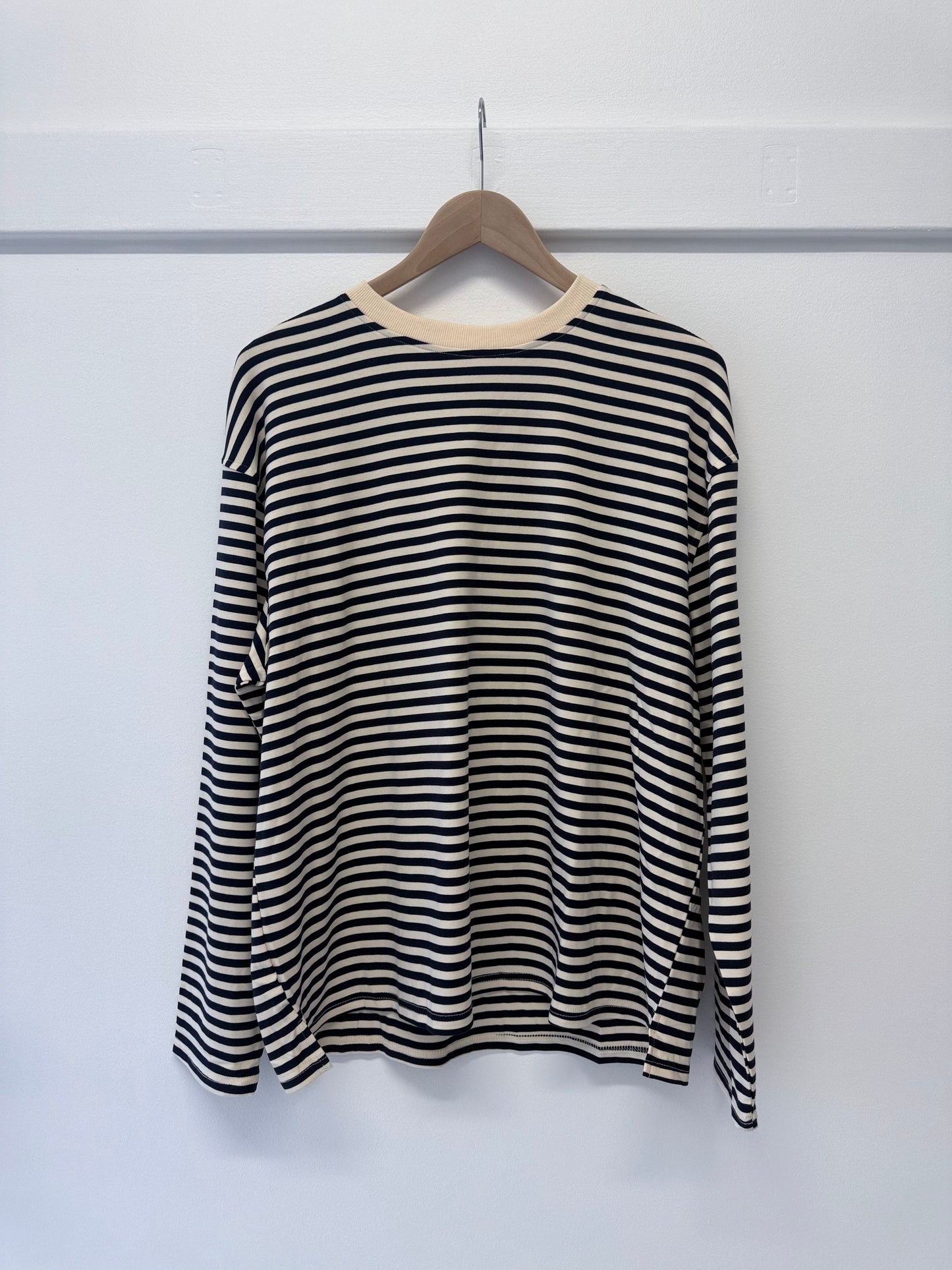Bonnie stripe- Navy/cream