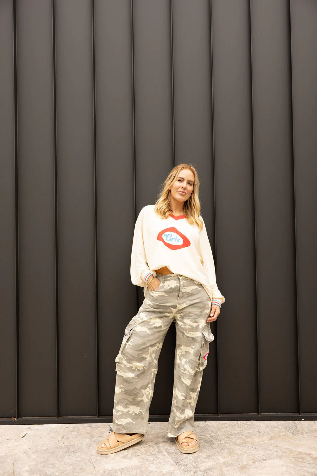 LUNA LANE- The Cleo Cargos / Camo