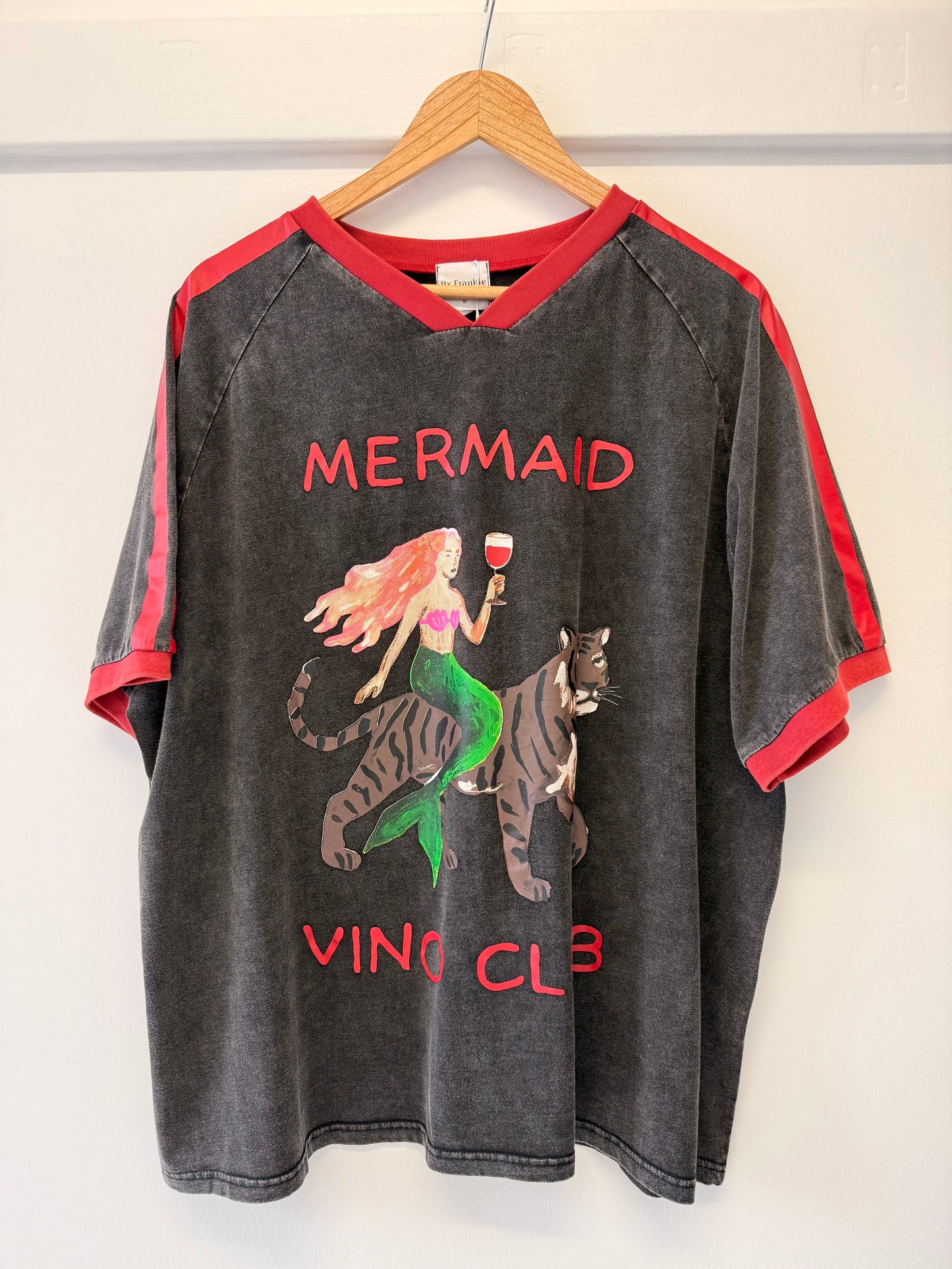 By Frankie/ Mermaid Vino Club- Acid Wash/ Wine