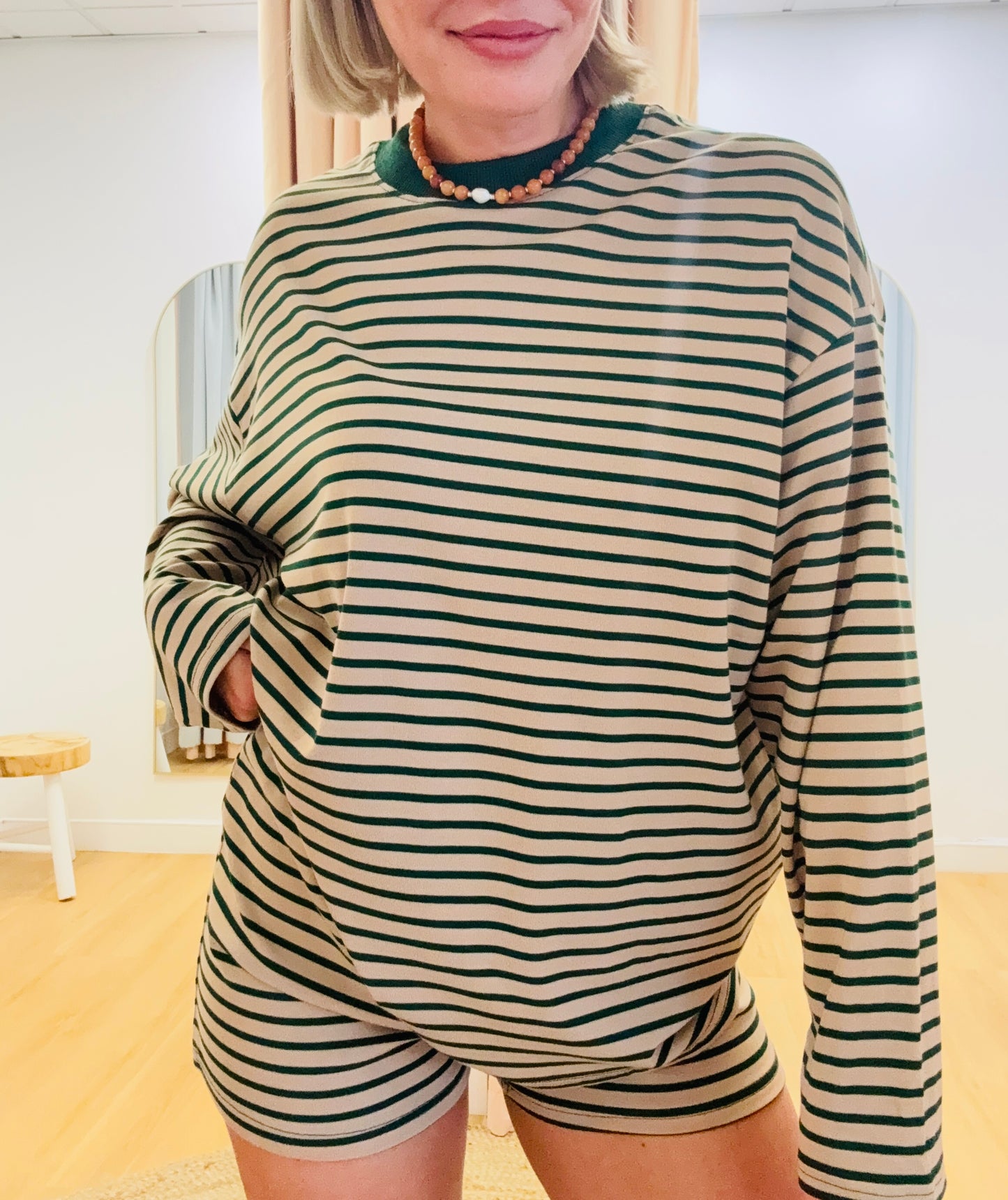 By Frankie/ Sage Long Sleeve Set- Olive