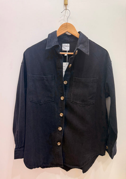 La Sirena Shacket- Black Wash