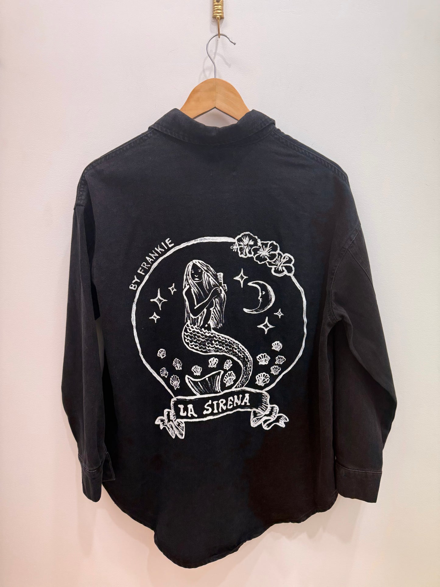 La Sirena Shacket- Black Wash