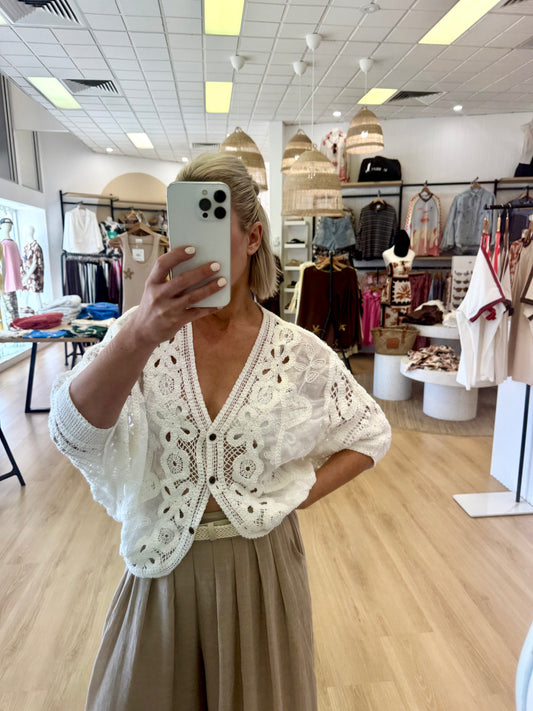 Lottie Crochet Blouse
