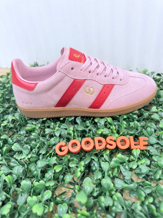 2001Parallel- Pink/Red Suede