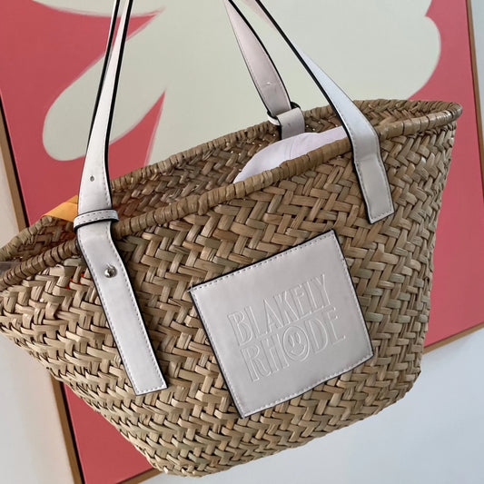 Blakely Rhode Betty Basket Bag White-medium