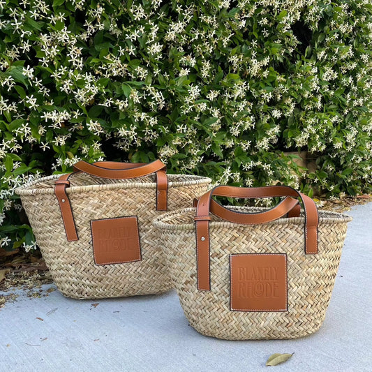 Blakely Rhode Betty Basket Bag Brown-Large