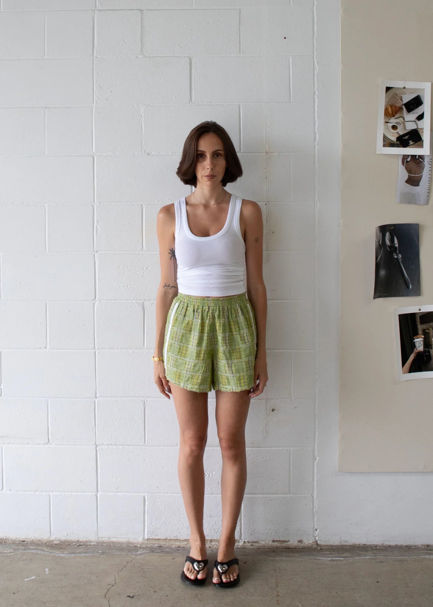 NEAR THE SEA- SUN SEEKER SHORT - GREEN