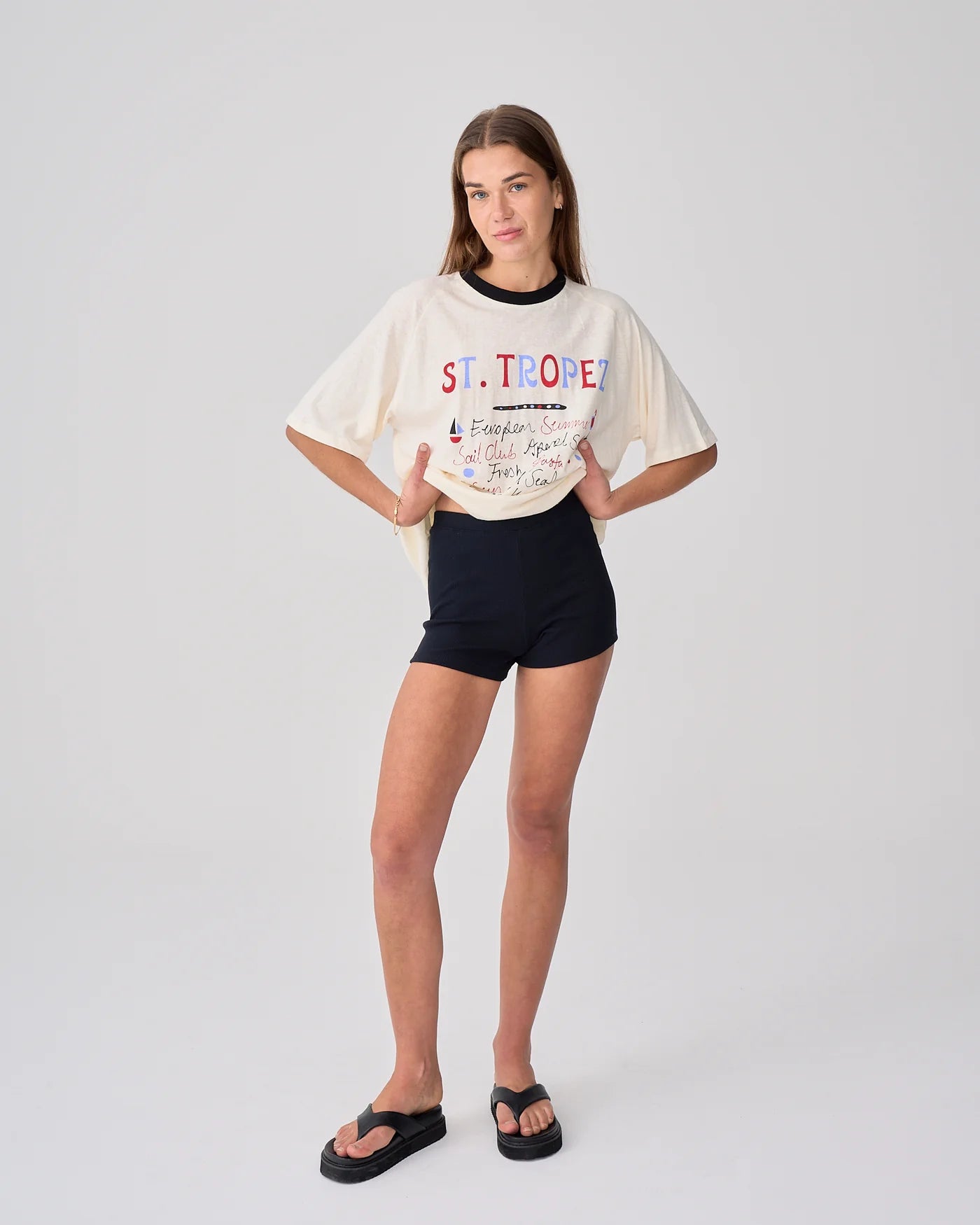 NEAR THE SEA-ST TROPEZ HEMP TEE