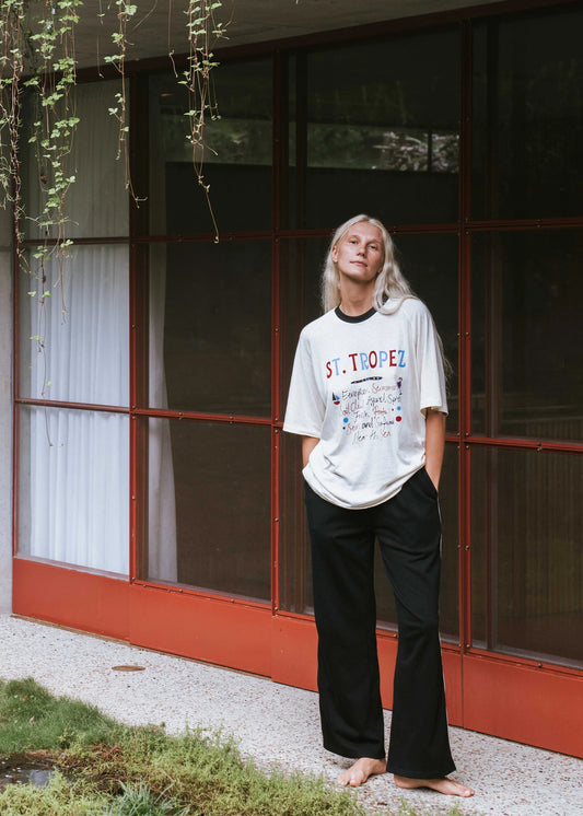 NEAR THE SEA-ST TROPEZ HEMP TEE