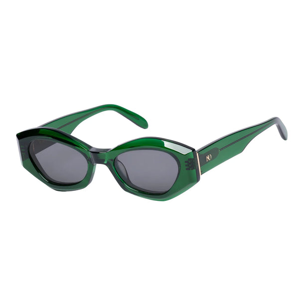 180 EYEWEAR 'RUFUS' FT. TRANSPARENT GREEN W. BLACK LENS